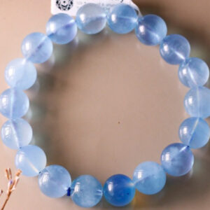 Aquamarine stone bracelet